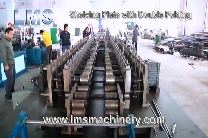 LMS SHELVING PLATE ROLL FORMING WITH DOUBLE FOLDING
